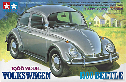 Slotcars66 Volkswagen Beetle 1/24th scale Tamiya plastic model kit 1966 1300 